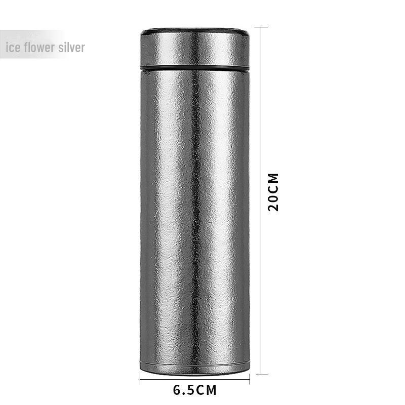 High-End Pure Titanium Thermos Cup - Large Capacity Tea & Water Separator for Business Gifts