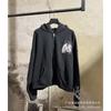 Unisex Distressed Washed Cotton Hoodie With Graphic Print Loose Fit Streetwear Sweatshirt Men Women