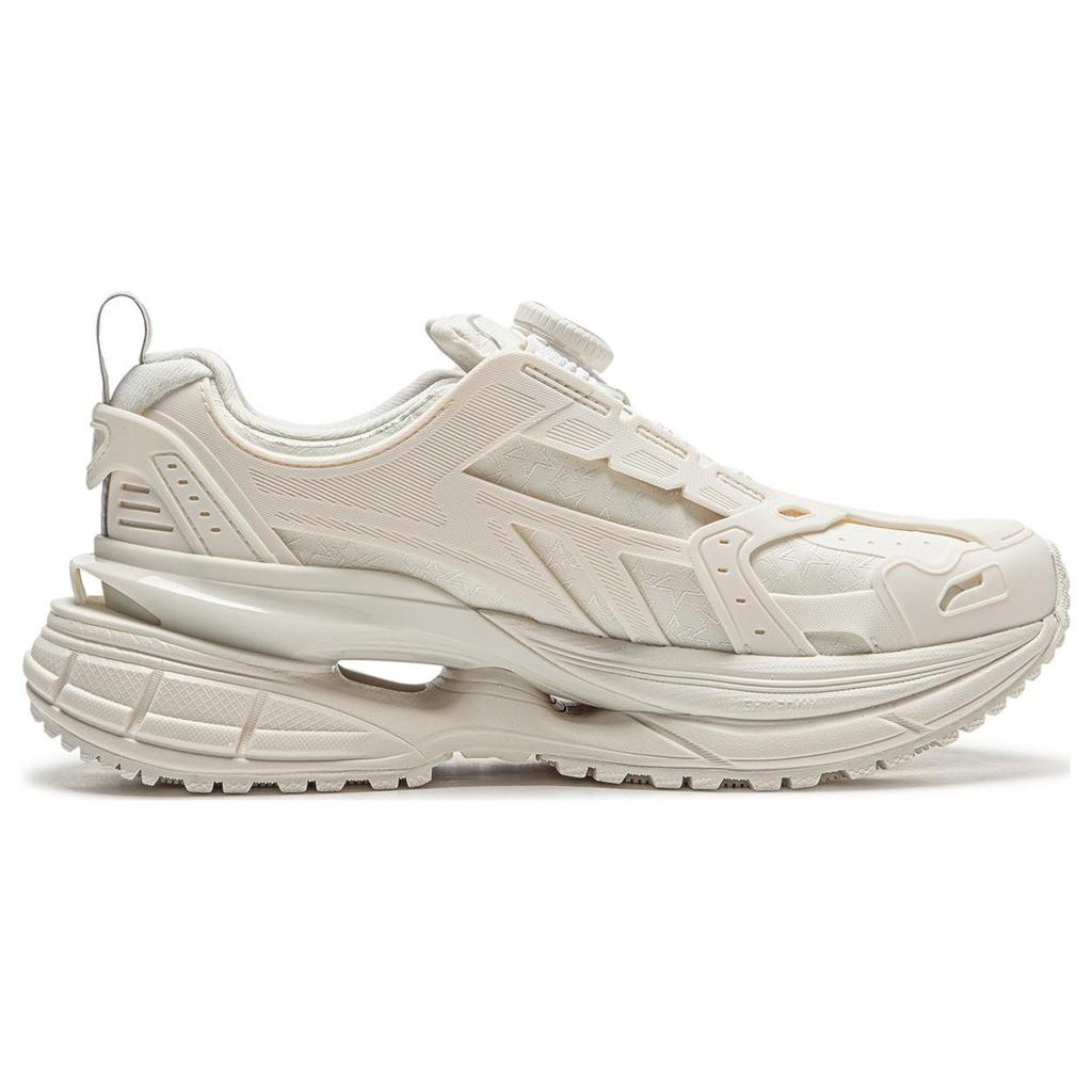 Li Ning Project Starlit Comfortable Versatile Non-Slip Wear-Resistant Low-Top Casual Shoes Women Casual Shoes Off-White AGLT222-7