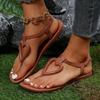Fashion Roman Sandals Clip Toe Flip Flops Women Summer  New Love Flat Sandals College Style Open Toe Soft Shoes