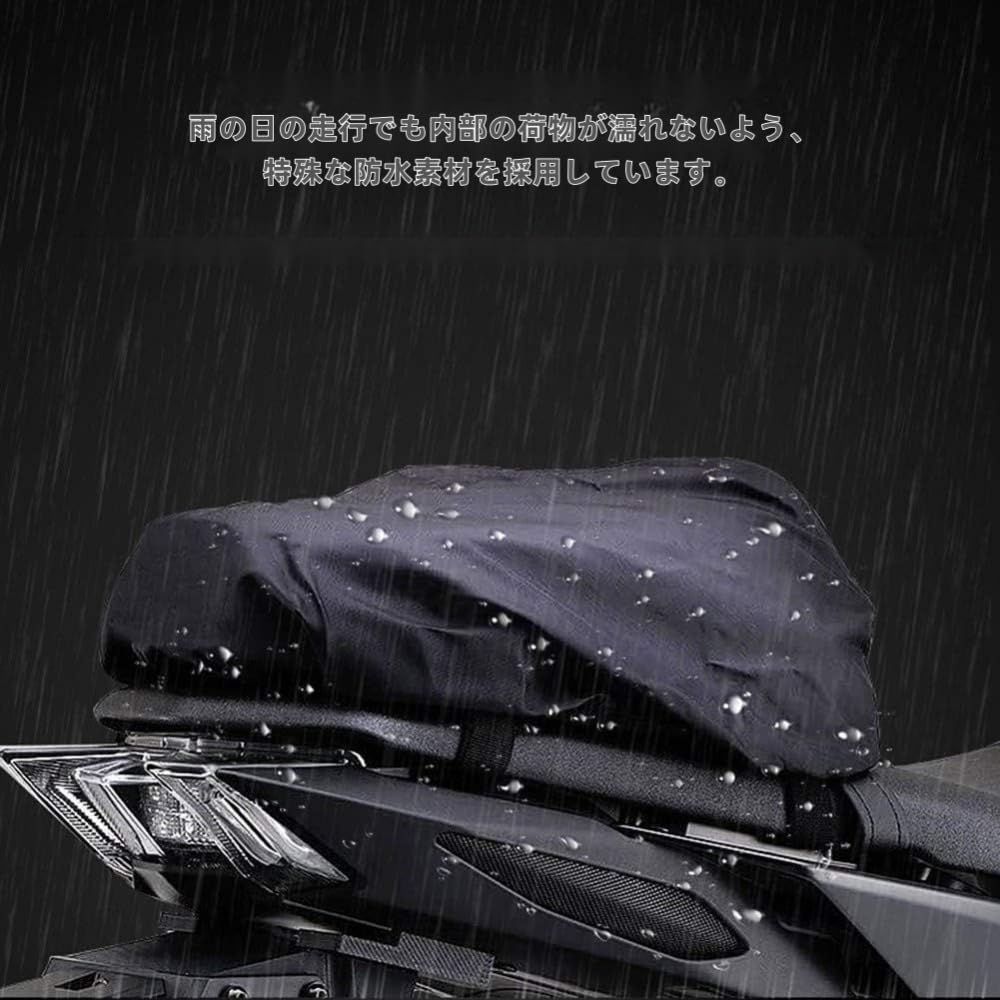 RoastMe Motorcycle Seat Bag and Tail Bag Backpack Waterproof Luggage Storage