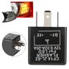 12V 3-PIN Adjustable LED Flasher Relay High-power Running Turn Signal Flashing Relay  Universal  Automotive  Accessories