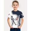 Abbigliamento Ragazzi Taekwondo Judo Moda T-shirt con Stampa 3D Sportivo Bambini Maniche Corte Estate Abbigliamento Palestra Harajuku Magliette Top Cool