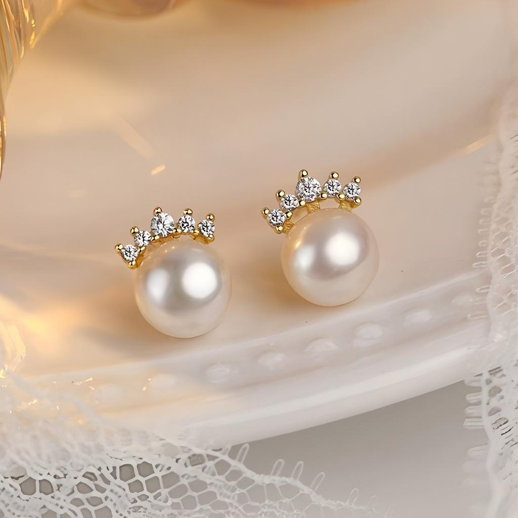Small Crown Accessories Earrings
