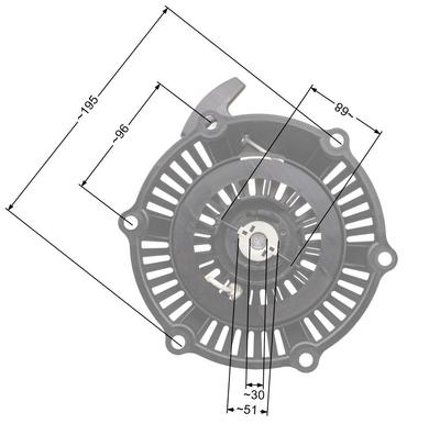 Starter Motor Stiga Ggp Sv200 Mountfield Sp554 Zaklad 118550161/1 Nz566