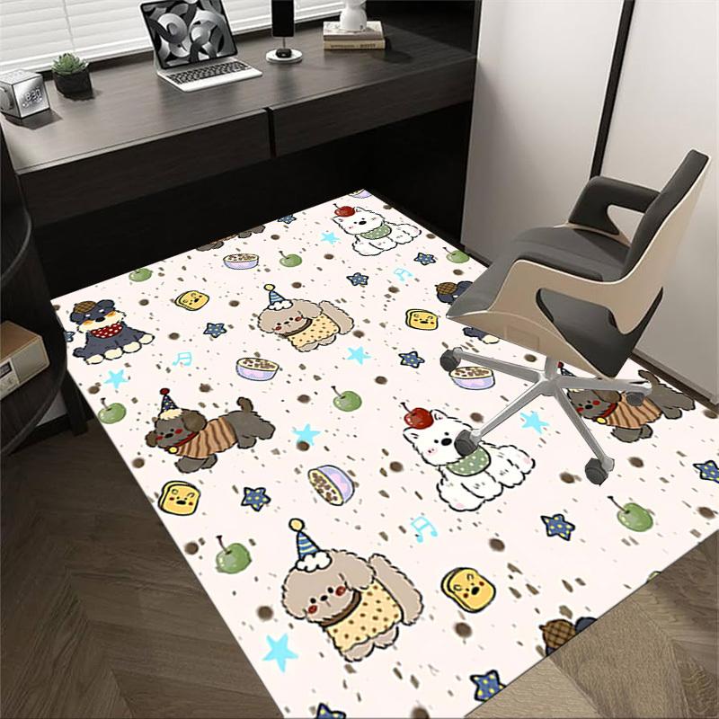 

1PC Dogs Apples Extra Large Non-Slip Floor carpet, Office, family, bedroom, Studio - Large Area Rug Indoor Rugs, Vibrant Colors-A262 60cm by 90cm