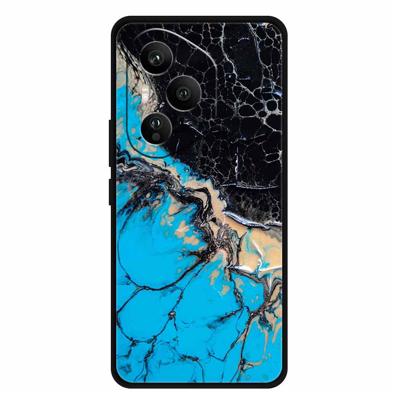 For Honor 400 Pro 5G Case Honor 400 5G Marble Painted Silicone Back Cover Cases for Honor 400 Pro/ 400 TPU Black Case 400 Pro 5G