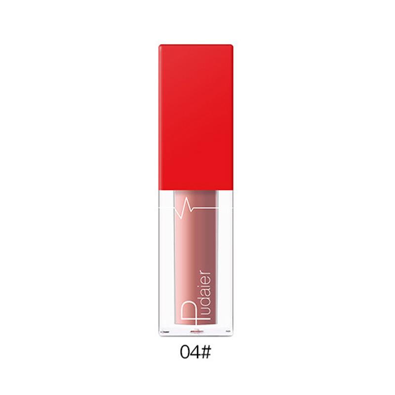 Pudaier 's New Non-stick Cup Lip Gloss Nude Matte Non-fading Lipstick Waterproof Lip Makeup