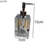 Crystal Bathroom Products Square Lotion Bottle Soap Dispenser Hand Sanitizer Bottles Bottling Bottle Shower Gel Bottles