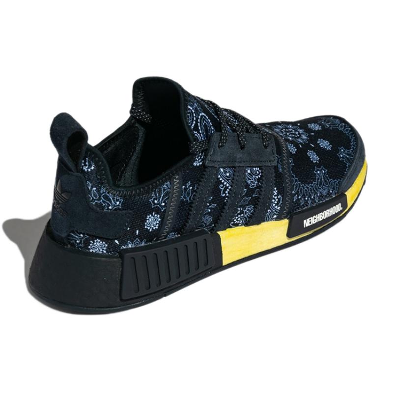 Adidas Neighborhood X Adidas NMD_R1 'Navy Paisley Bandana' Sneakers GY4158