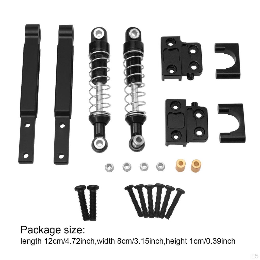 RC Metal Shock Absorber with Pull Rod Oil Filled Shocks DIY Modified Aluminum Alloy Replacements for