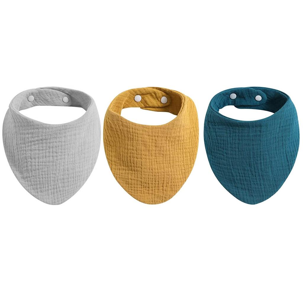 Lasoll Triangular Baby Feeding for Newborns and Girls and with Mouth Solid 3 Perfect for Baby Showers Bibs, 3-Pack, Bibs, Bibs, Preschool, Boys,