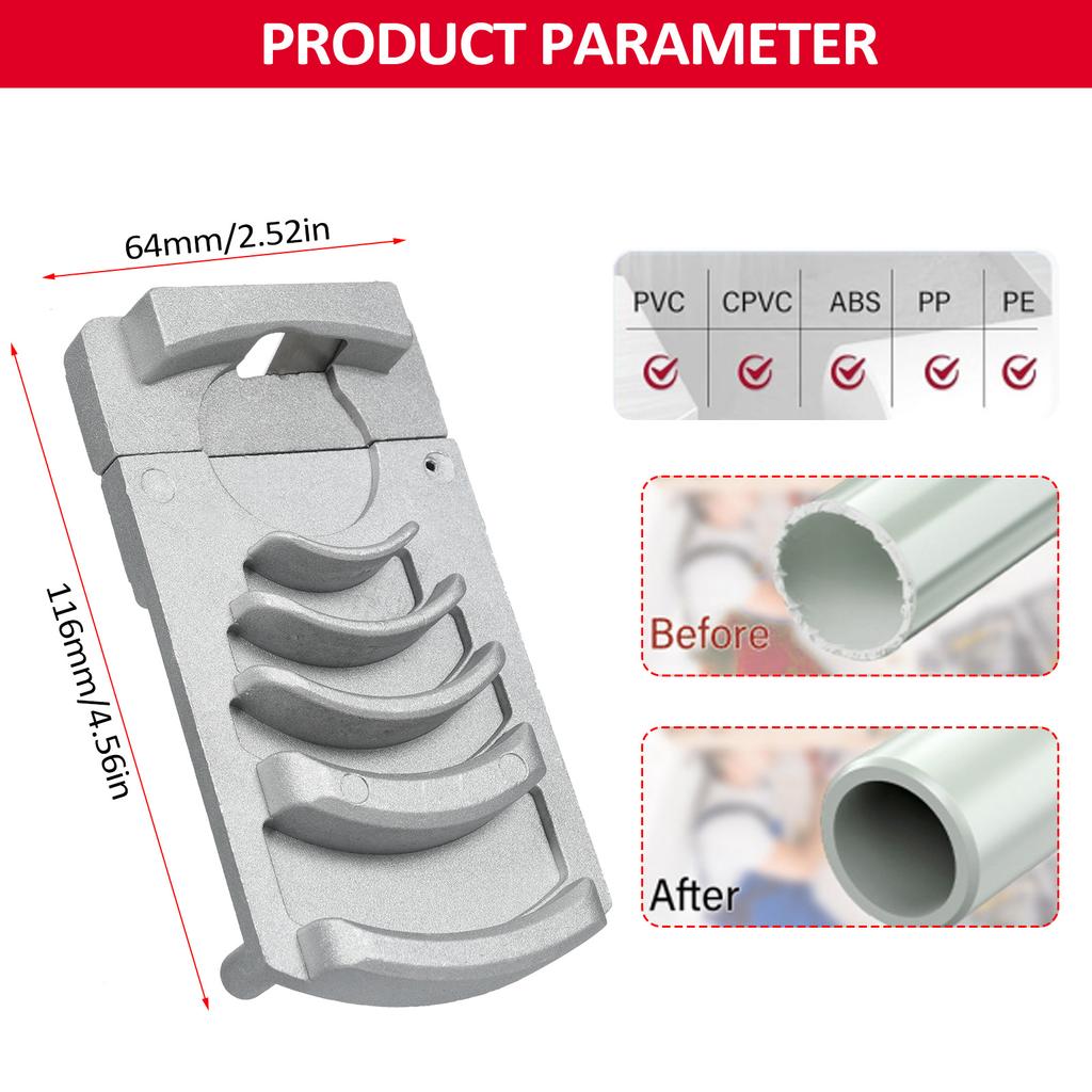 Narzędzie do gratowania rur PVC Narzędzia hydrauliczne, Profesjonalne narzędzie do gratowania rur z tworzyw sztucznych, do rur