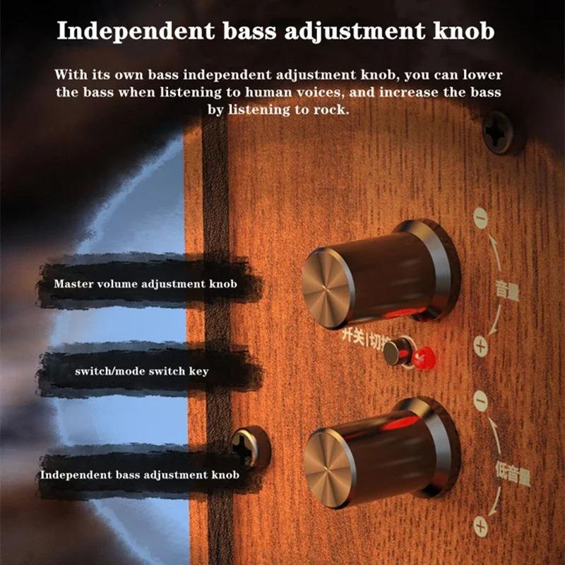 Q6 Multi-media Combination Computer Speakers Bass Stereo BT Music Player Subwoofer SoundBox for Desktop Laptop Notebook Tablet