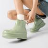 Rain Boots for Women In Summer 2026  Fashionable Outerwear Anti Slip and Waterproof Shoes Shiny Rain Boots for Women