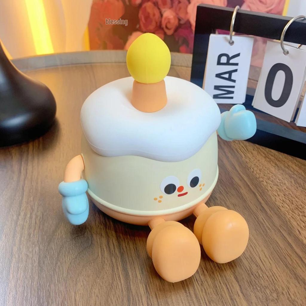 Rechargeable Silicone Night Light - Tap to Illuminate, Ideal for Bedside and Gifts
