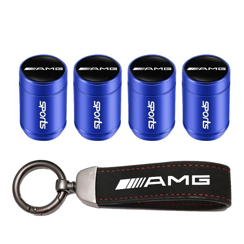Auto Reifen Felgen Ventilkappen Abdeckung Wildleder Auto Schlüsselanhänger Ring Schlüsselanhänger Für Mercedes Benz AMG W203 W206 W220 W205 W211 W212 W201 W168