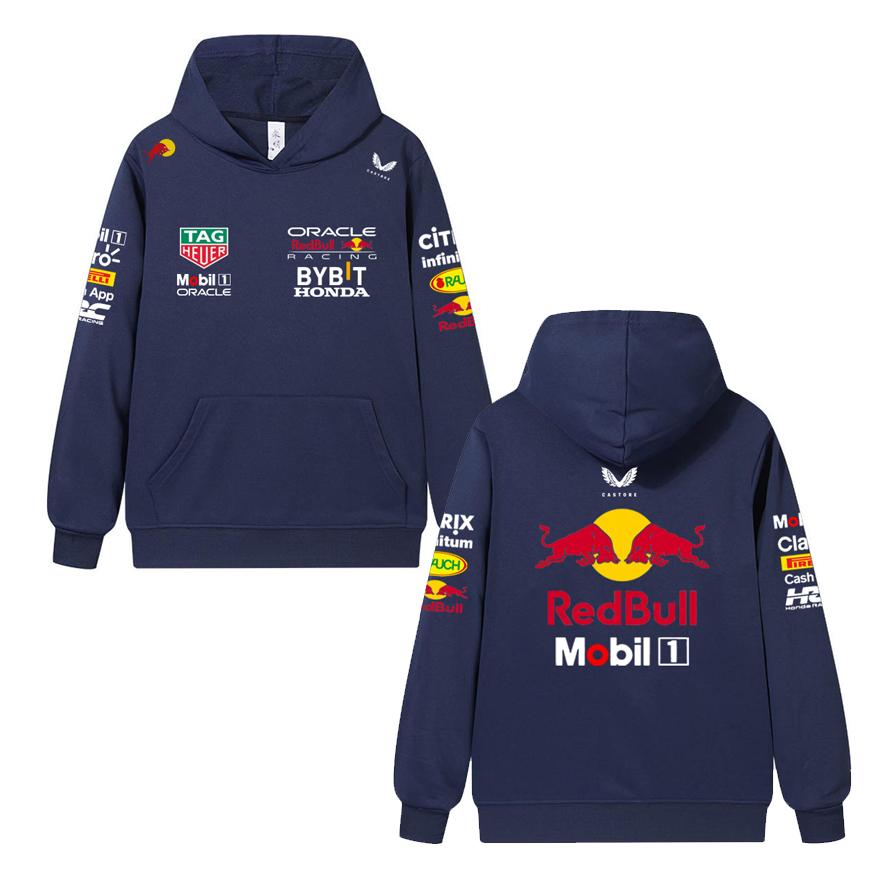 F1 Rennanzug, Red Bull Verstappen Team Uniform, Frühjahrs- und Herbst-Hoodie
