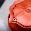 Zijingxuan Handcrafted Rongchang Pottery Lotus Gaiwan