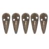 20er Set Vintage Wandhaken Bronze Zinklegierung Retro Stil Dekorative Hängehaken für Bauernhausküche