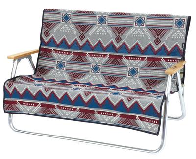 (CAPTAIN STAG) Bench Cover for Bench with Aluminum Back Dressing Cover Rug Gray CS Native UP-2665 Product Size (Approx.) 970 X 1420mm