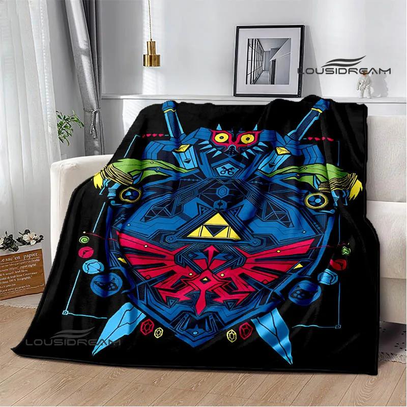 Manta Cartoon 3D Z-Zeldas Mantas de Flanela Quentes Manta Macia e Confortável Mantas para Casa e Viagem forros de cama Presente de Aniversário