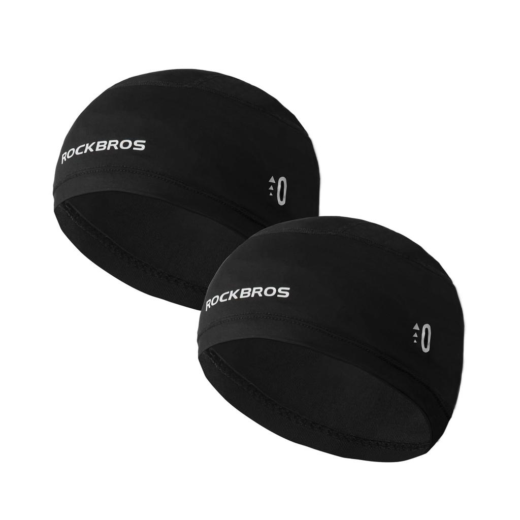 ROCKBROS Inner Cap for Spring and Summer with Glasses Helmet Inner UV Skull Cap for and Outdoor Large Set of 2 Cycling, Cooling, Sweat-Wicking,