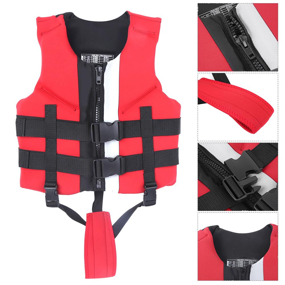 Adult Children Life Jacket Water Area Rescue Buoyancy Cotton Filler for Fishing SurfingM