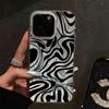 Black Stripes Pattern Phone Case For iPhone 11 12 13 14 15 16 17 Pro Max XS X XR 7 8 16 Plus 16E 17 Air Shockproof Bumper Cover