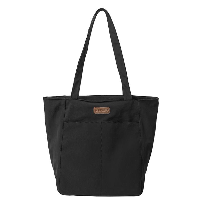 Large Capacity Canvas Bag Student Class Commuter Tote Bag