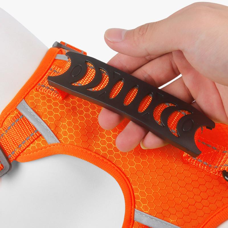 Pet Harness Leash Reflective Adjustable Breathable Safe Dog Walking Vest Belt for Travel Outdoor