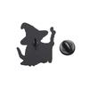 Cartoon Animal Metal Brooch, Cute And Playful Design Collar Pin, Versatile Clothing Decoration Badge, Personalized Accessory