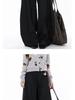 Unisex High-end Loose Straight-leg Scimitar Trousers - Spring Trendy, Floor-length Casual Pants