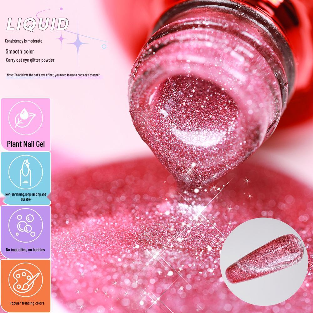 2024 Trendy 36-Color Cat Eye Nail Gel Set - Sparkly UV Gel for Salon Use