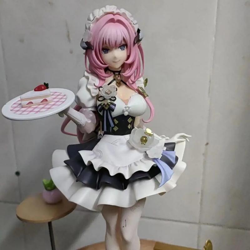 25cm Honkai Impact 3 Figures Elysia Anime Figure Kiana Kaslana Statue Model Doll
