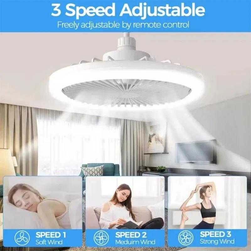 Modern Ceiling Fan Light Bedroom Invisible Ceiling Fan Light Fan Integrated Light Indoor Decoration Lighting Air Supply