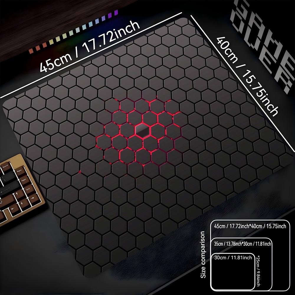 500X500 Hexagon Gaming Mouse Pad Computer Laptop Rubber Mousepad for PC Gamer Desktop Decoration Mouse Mat Deskmat Rug