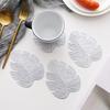 Creative Nordic Ins-Style Decorative PVC Coaster: Turtle Leaf Design, Anti-Scalding Table Mat