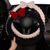 Anti-slip Car Steering Wheel Cover Inner Ring Steering Wheel Sleeve  Women