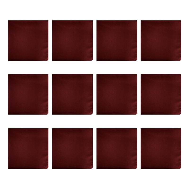 

Solid Color Sweat Absorbent Pocket Handkerchief for Sports and Outdoor Activity Soft and Absorbent Pocket Towel