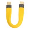 USB C To USB C Cable 5.3in Long Male To Male 100W 5A Fast Charge 10Gbp Type C To Type C Cable for Transmission