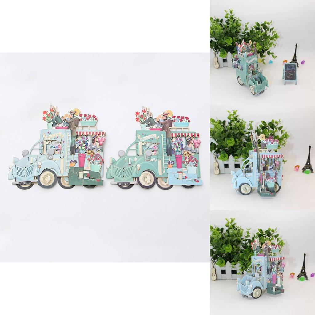 Intricate And Beautiful 3d Flower Van Card For Mother's Day Or Birthday