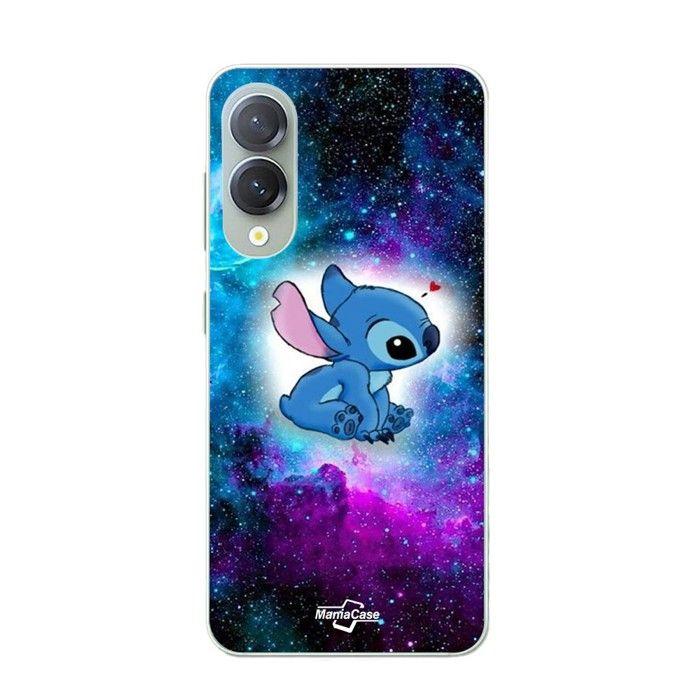 Custodia per telefono - Maniacase - Samsung Galaxy S25 Edge - Silicone - Morbida - Stitch ohana colorato