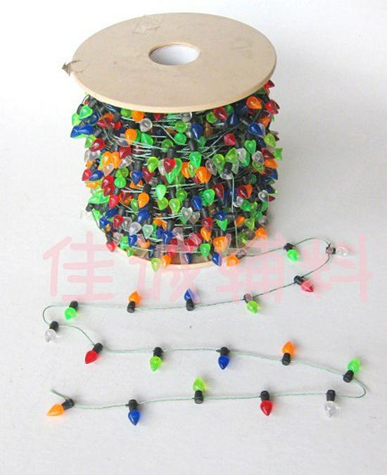 Multiple Holiday Decoration String Lights - Electroplated 5MM Bead, Not Powered
