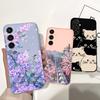 For Samsung Galaxy A15 4G Case Luxury Anti-knock Back Cover On Funda Samsung A15 A155F Capas Cool Style Cute Cartoon Print Cases