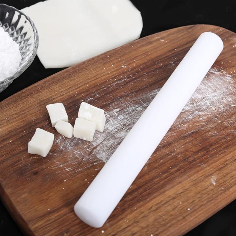 Adjustable Thickness Rolling Pin with Measurement Scale Plastic Dough Roller Kitchen Tool Pastry Making Accessories