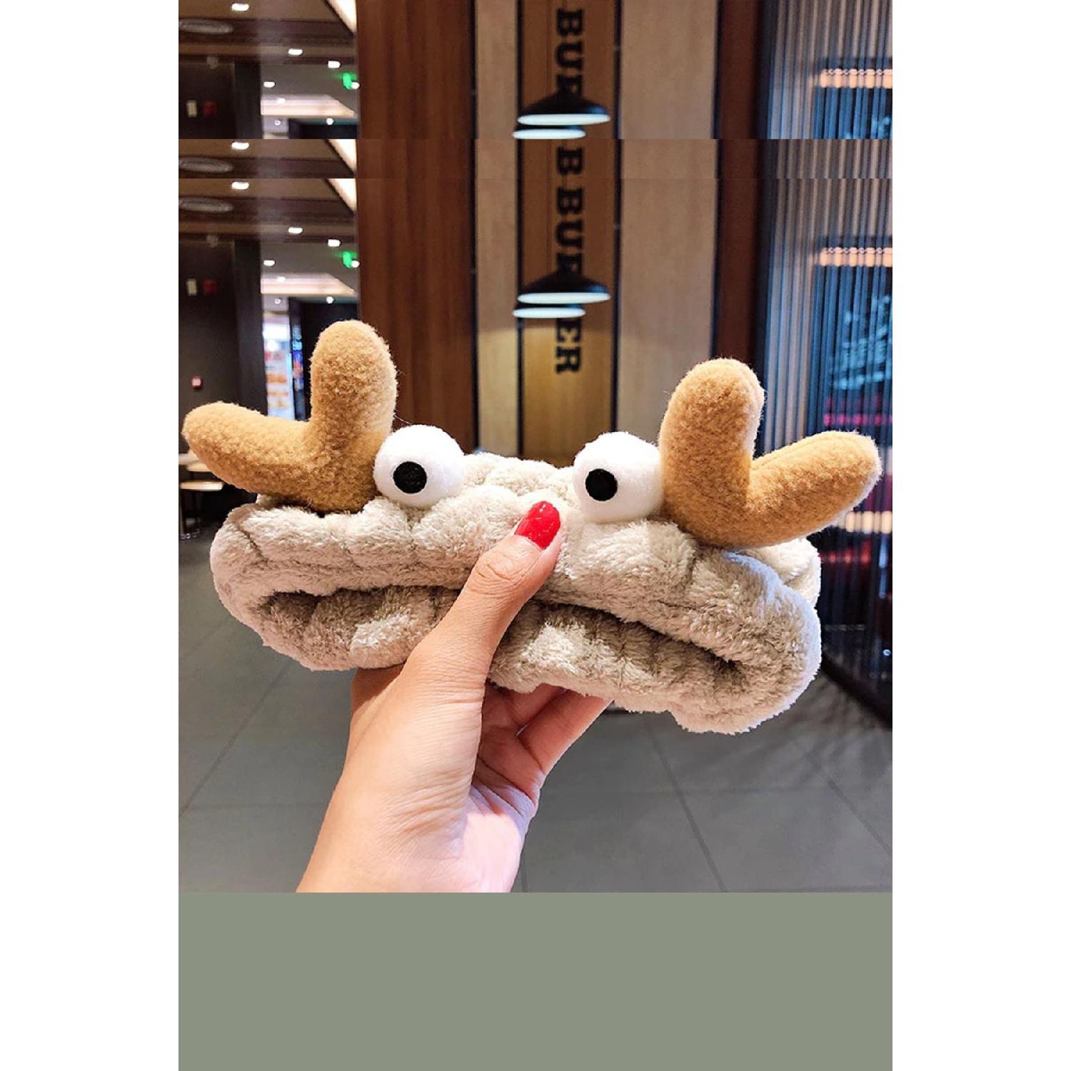 

Плюшевый милый олень для макияжа и ленты для ванны