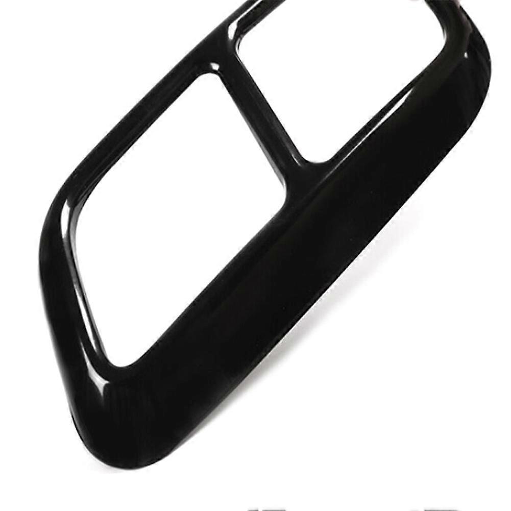 Car Tail Throat Trim for Land Rover Range Rover Sport 2018-2022 Exhaust Pipe Cover Tail Pipe Cover Trim Gloss Black