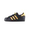 Originals SUPERSTAR Slip Resistant Abrasion Resistant Low Top Skateboard Shoes Unisex Black Gold EG4959(Team129-)