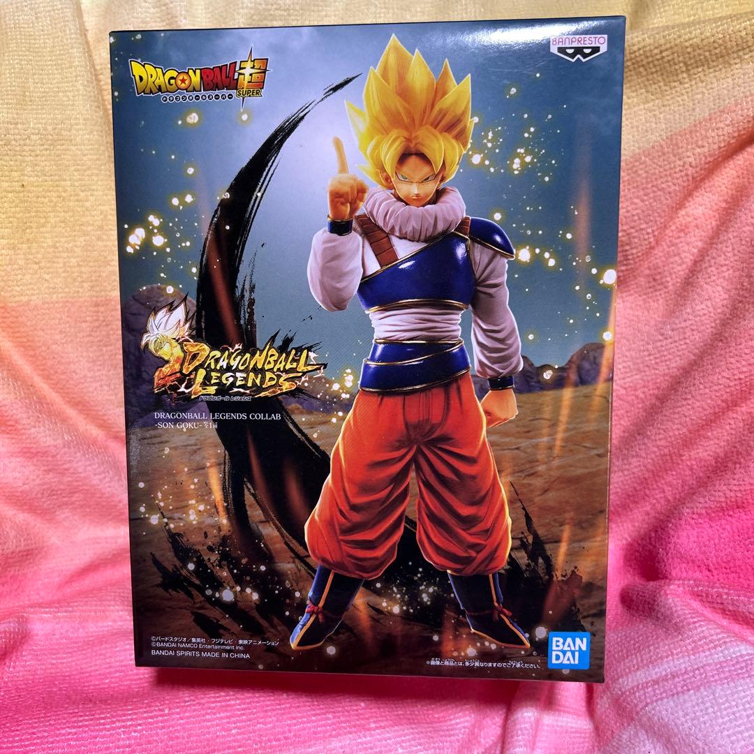 DRAGONBALL LEGENDS Super Saiyan God SS Son Goku Figure
